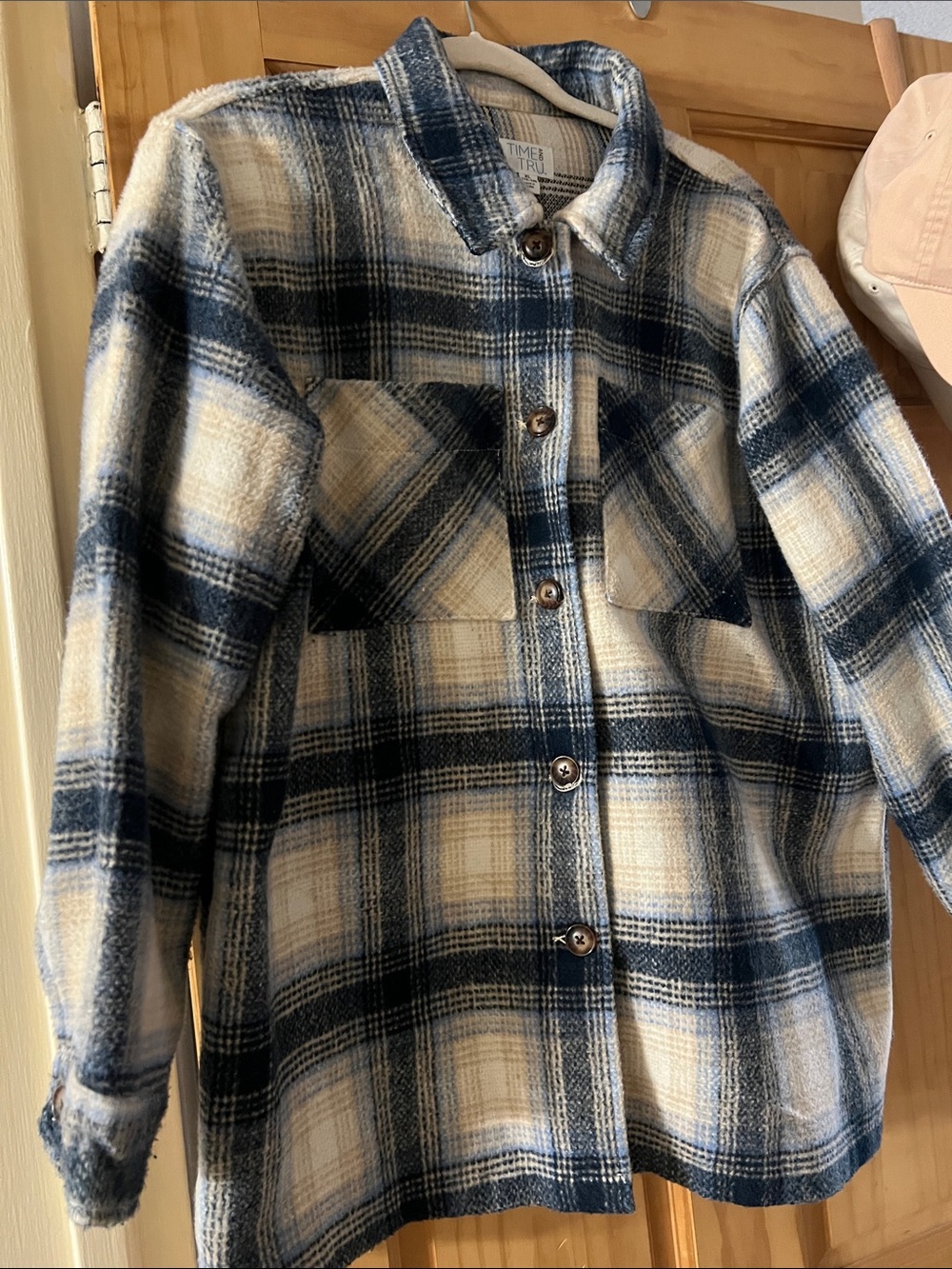Wool Blend Plaid Jacket NWOT